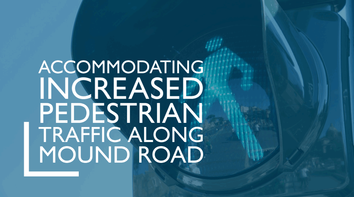 Accommodating Increased Pedestrian Traffic Along Mound Road Image