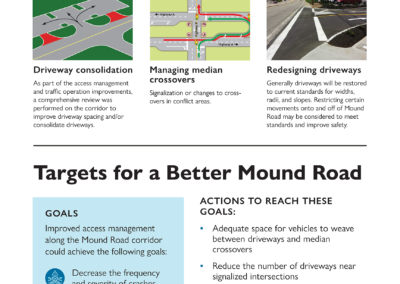 Mound Road Access Management Components