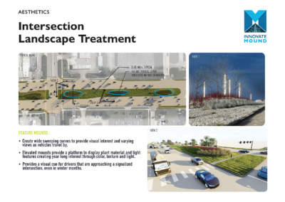 Intersection Landscape Treatment